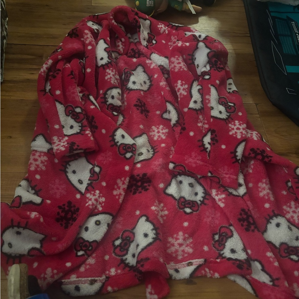 Hello kitty snowflake robe